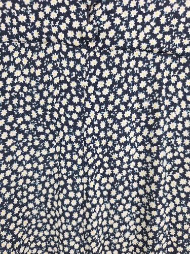 Second-Hand - DISSH Ditsy Floral Navy Jumpsuit Size 8 - SwapUp