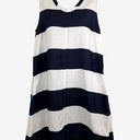 Second-Hand - Jump Bold Striped Linen Weekender Mini Dress Size 12 - SwapUp