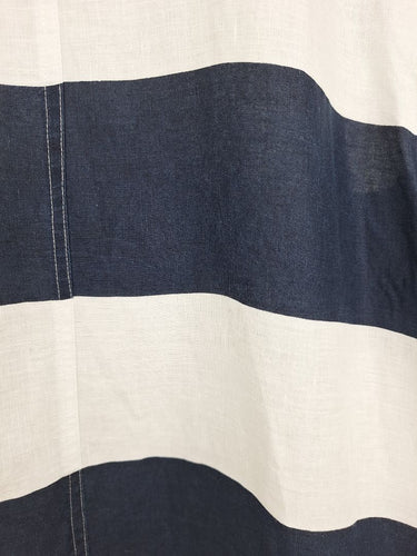 Second-Hand - Jump Bold Striped Linen Weekender Mini Dress Size 12 - SwapUp