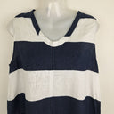Second-Hand - Jump Bold Striped Linen Weekender Mini Dress Size 12 - SwapUp