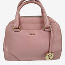 Second-Hand - Furla Bubblegum Pink Dolly Saffiano Bag - SwapUp