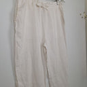 Second-Hand - Assembly Label Casual Summer Linen Drawstring Pants Size 8 - SwapUp