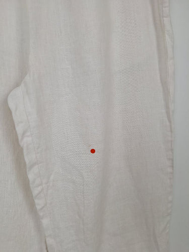 Second-Hand - Assembly Label Casual Summer Linen Drawstring Pants Size 8 - SwapUp