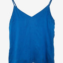Second-Hand - Witchery Bright Blue V Neck Camisole Top Size 6 - SwapUp
