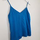Second-Hand - Witchery Bright Blue V Neck Camisole Top Size 6 - SwapUp
