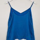 Second-Hand - Witchery Bright Blue V Neck Camisole Top Size 6 - SwapUp