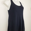 Second-Hand - Frances de Lourdes Everyday Indigo Ribbed Raw Hem Dress Size S - SwapUp