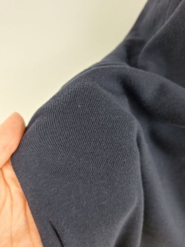Second-Hand - Frances de Lourdes Everyday Indigo Ribbed Raw Hem Dress Size S - SwapUp