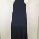 Second-Hand - Frances de Lourdes Everyday Indigo Ribbed Raw Hem Dress Size S - SwapUp