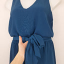 Second-Hand - Tussah Deep Blue Cut Out Mini Dress Size 14 - SwapUp