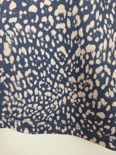 Second-Hand - Loobie's Story Soft Blue Animal Print Tank Top Size 14 - SwapUp