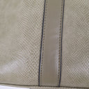 Second-Hand - Louenhide Olive Reptile Boxy Laptop Bag - SwapUp