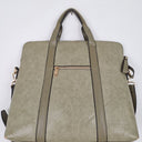 Second-Hand - Louenhide Olive Reptile Boxy Laptop Bag - SwapUp