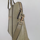 Second-Hand - Louenhide Olive Reptile Boxy Laptop Bag - SwapUp