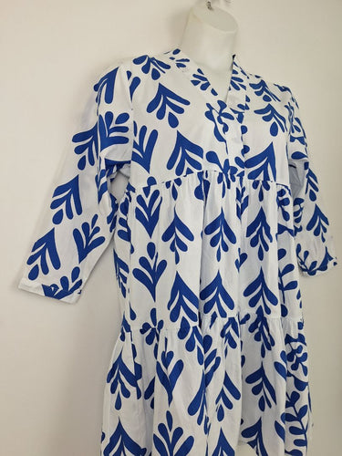 Second-Hand - Joop & Gypsy Lerici Blue Mini Dress Size 10 - SwapUp