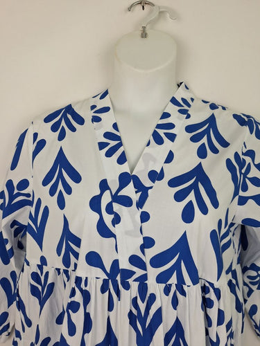 Second-Hand - Joop & Gypsy Lerici Blue Mini Dress Size 10 - SwapUp