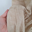 Second-Hand - Seed Ginger Linen Tiered Everyday Dress Size 8 - SwapUp