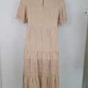Second-Hand - Seed Ginger Linen Tiered Everyday Dress Size 8 - SwapUp