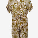 Second-Hand - Ginger & Smart Olive Pinwheel Midi Dress Size 8 - SwapUp