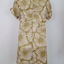 Second-Hand - Ginger & Smart Olive Pinwheel Midi Dress Size 8 - SwapUp