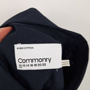 Second-Hand - Commonry Navy Contrast Stitch Shirt Dress Size 10 - SwapUp