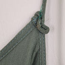 Second-Hand - Magali Pascal Bohemian Sage Studded Silk Mini Dress Size M - SwapUp