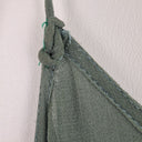 Second-Hand - Magali Pascal Bohemian Sage Studded Silk Mini Dress Size M - SwapUp