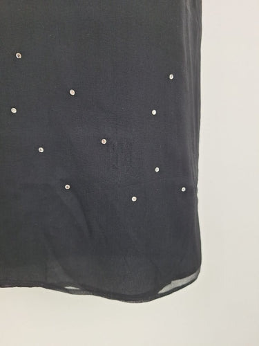 Second-Hand - Howard Showers Midnight Sparkle Diamante Dress Size 10 - SwapUp