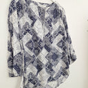 Second-Hand - Sportscraft Paisley Tie Front Blouse Size 14 - SwapUp