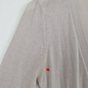 Second-Hand - David Lawrence Taupe Deep V Fine Knit Cardigan Size M - SwapUp