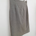 Second-Hand - Jigsaw Micro Houndstooth Wool Pencil Skirt Size 12 - SwapUp
