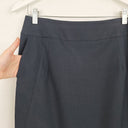 Second-Hand - Veronika Maine Navy Smart Tailored Pencil Skirt Size 10 - SwapUp