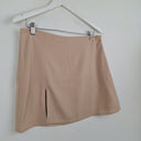 Second-Hand - Perfect Stranger Soft Pink Front Split Mini Skirt Size 12 - SwapUp