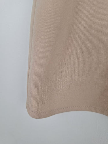 Second-Hand - Perfect Stranger Soft Pink Front Split Mini Skirt Size 12 - SwapUp