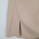 Second-Hand - Perfect Stranger Soft Pink Front Split Mini Skirt Size 12 - SwapUp