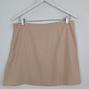 Second-Hand - Perfect Stranger Soft Pink Front Split Mini Skirt Size 12 - SwapUp