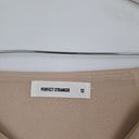 Second-Hand - Perfect Stranger Soft Pink Front Split Mini Skirt Size 12 - SwapUp