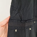 Second-Hand - Sita Murt Whimsical Embroidered Ruffle Midi Skirt Size 12 - SwapUp