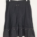 Second-Hand - Sita Murt Whimsical Embroidered Ruffle Midi Skirt Size 12 - SwapUp