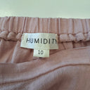 Second-Hand - Humidity Dusty Pink Linen Wide Leg Pants Size 10 - SwapUp