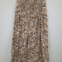 Second-Hand - Seed Asymmetrical Wide Yoke Brown Skirt Size 10 - SwapUp