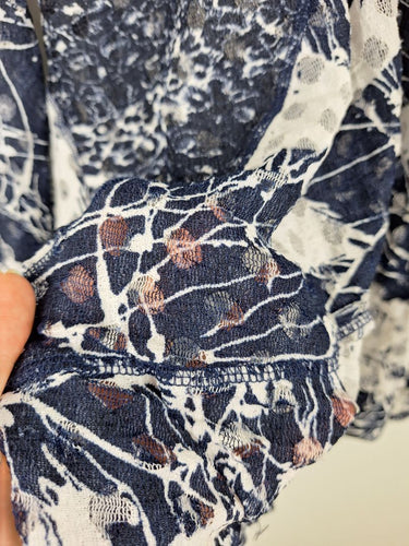 Second-Hand - Taking Shape Cloud Lace Double Button Cardigan Size XXXL - SwapUp