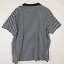 Second-Hand - Virtuelle Black Stripe Jersey Style T-shirt Size XXXL - SwapUp