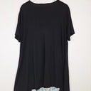 Second-Hand - Virtuelle Keyhole Cut Out Blue Flower Top Size XL - SwapUp