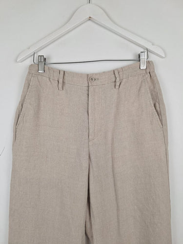 Second-Hand - Assorted Brands High Waisted Linen Pants Size S - SwapUp