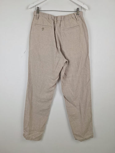Second-Hand - Assorted Brands High Waisted Linen Pants Size S - SwapUp