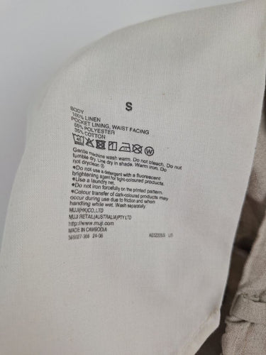 Second-Hand - Assorted Brands High Waisted Linen Pants Size S - SwapUp