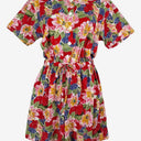 Second-Hand - Assorted Brands Retro Floral Playsuit Size M - SwapUp