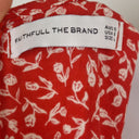 Second-Hand - Faithfull The Brand Red Tulip Midi Dress Size 12 - SwapUp