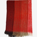 Second-Hand - Assorted Brands Red Colour Block Scarf - SwapUp
